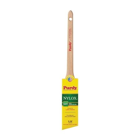 Purdy Purdy Nylox Dale 1-1/2 in. Soft Angle Trim Paint Brush 144080215